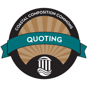 Quoting Badge
